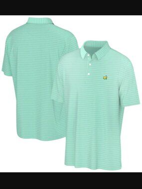 ⛳️ Masters Golf Polo – Green Stripe – Men’s Size Large